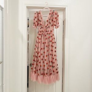 Lirika Matoshi Strawberry Dress (will not accept any disrespectful offers lol)